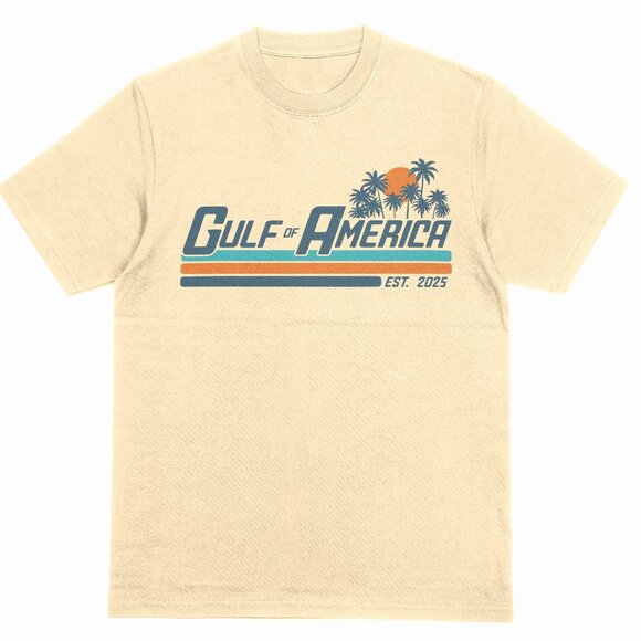 Gulf Of America Retro Vibes T-shirt - Picture 1 of 3